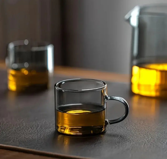 Nero Espresso Glass Cups