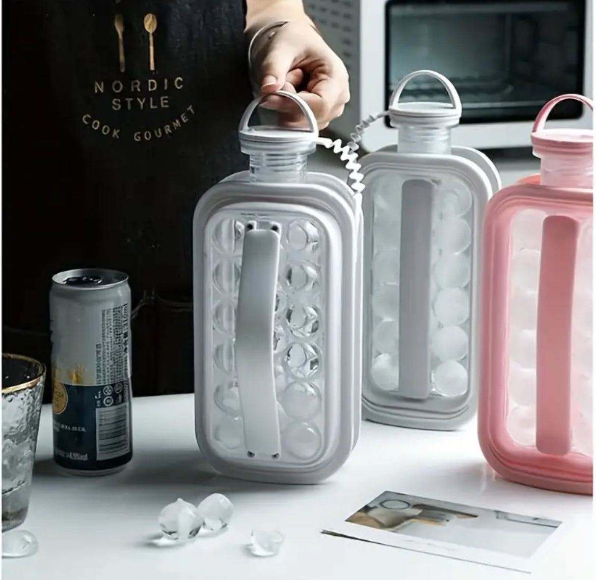 Portable Folding Ice Maker Bottle