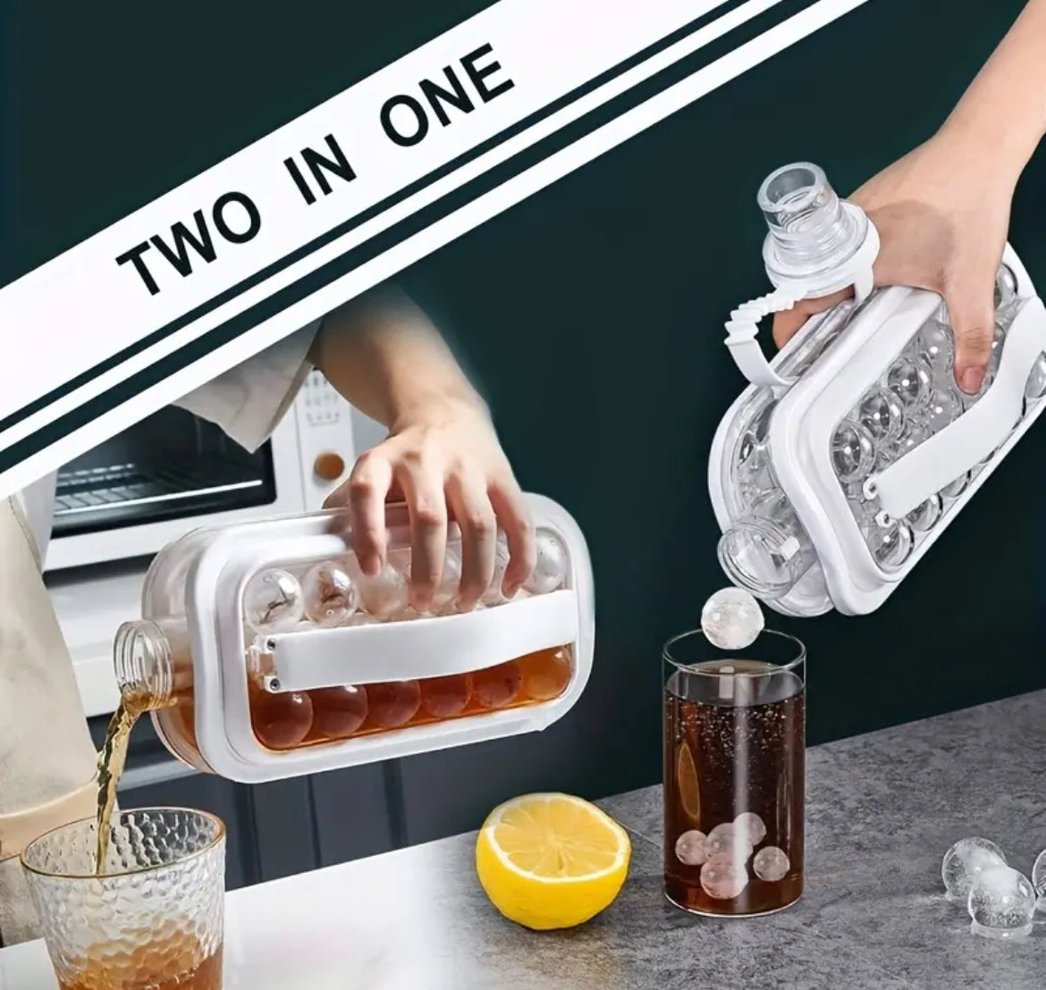 Portable Folding Ice Maker Bottle