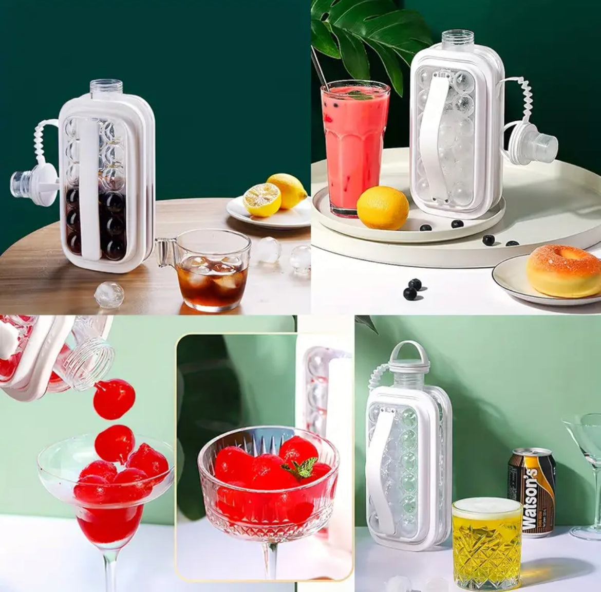 Portable Folding Ice Maker Bottle