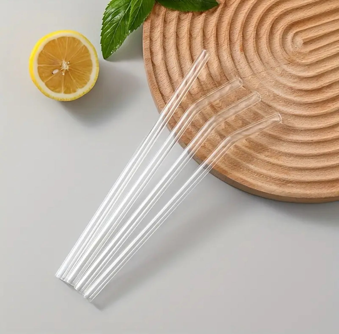 Transparent Glass Straws