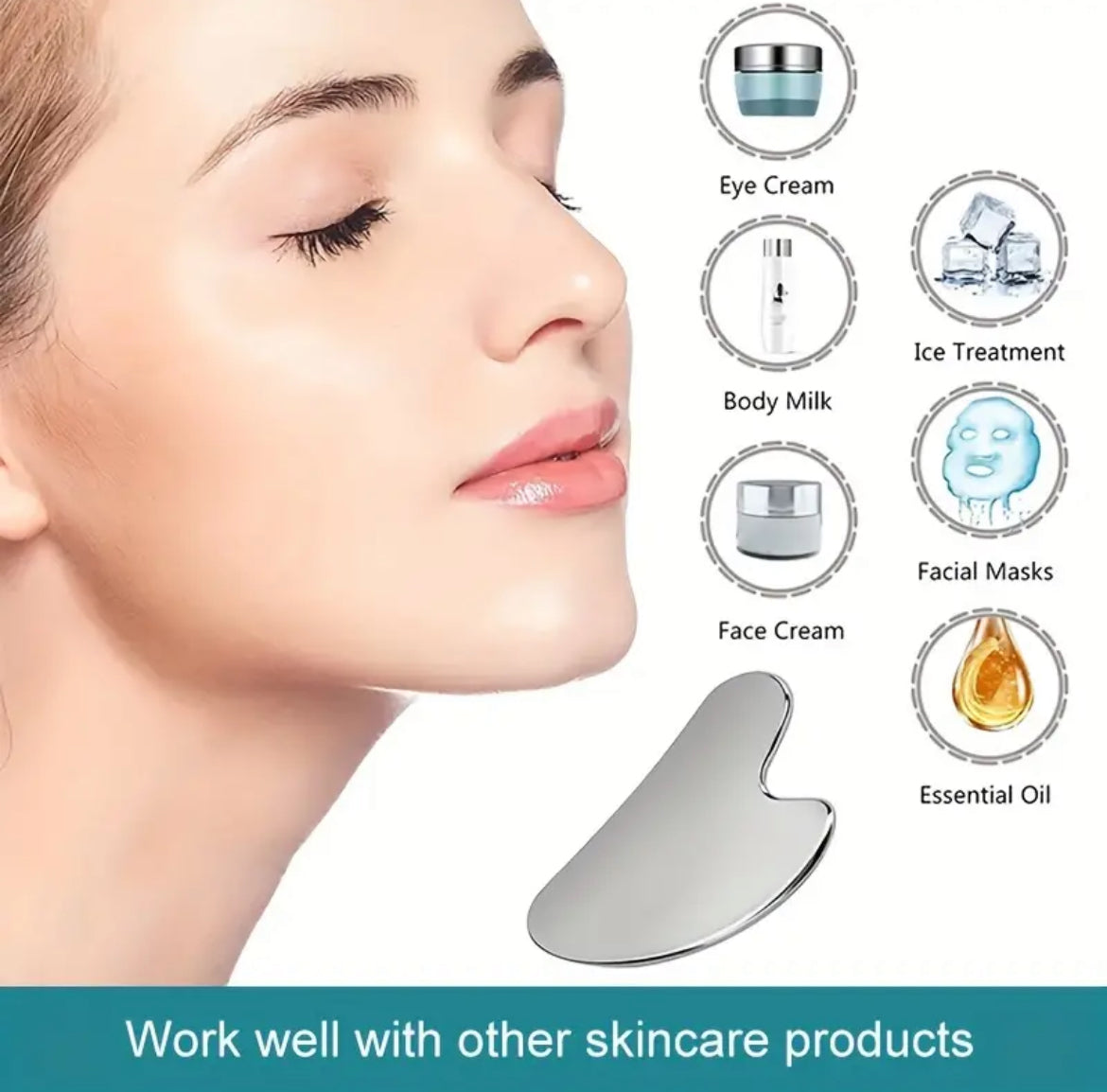 Stainless Steel Gua Sha