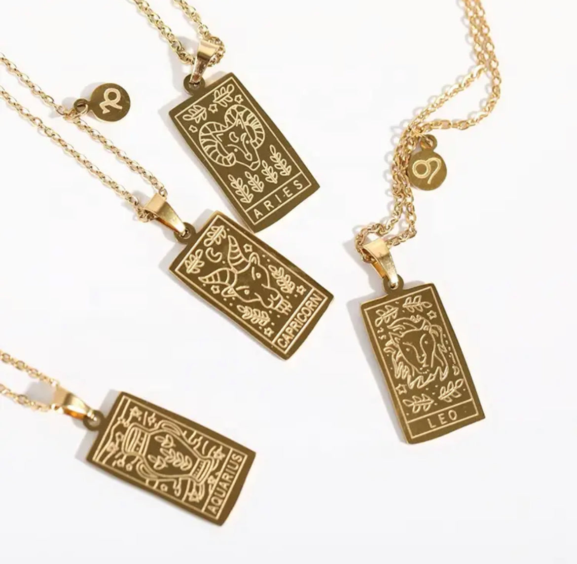 Tarot Card Pendant Necklace