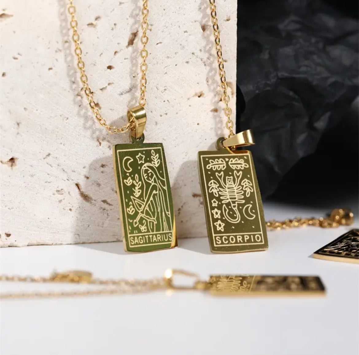 Tarot Card Pendant Necklace