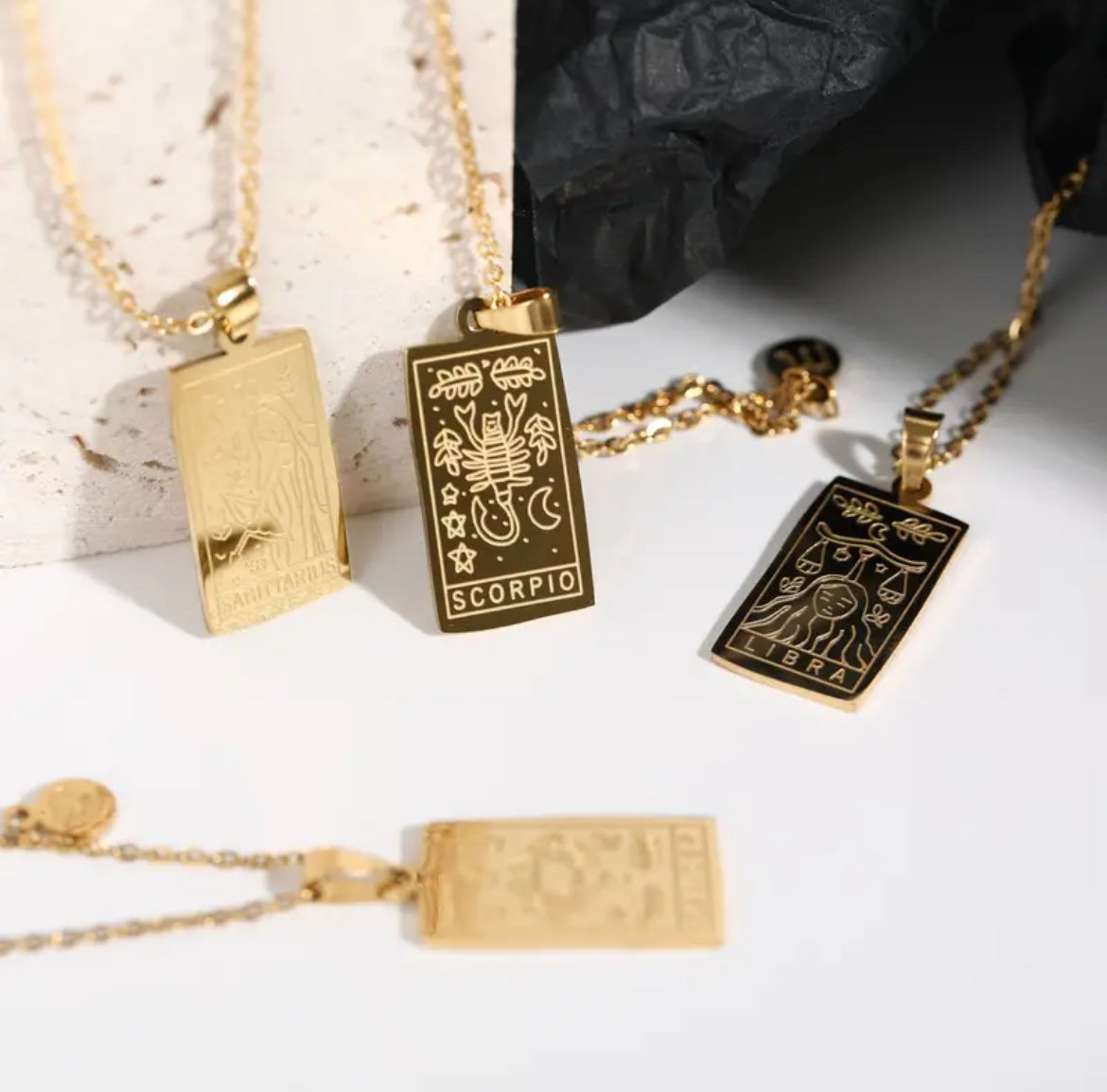 Tarot Card Pendant Necklace